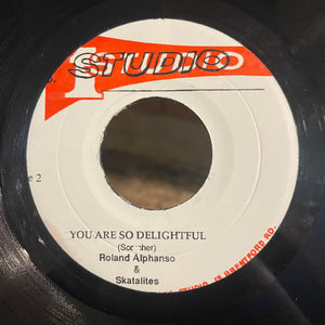 ROLAND ALPHANSO / THE SKATALITES  [You Are So Delightful / Hanging Tree ]