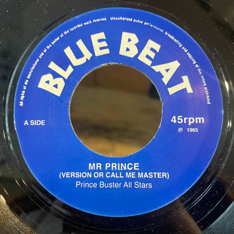 PRINCE BUSTER ALL STARS [Mr Prince (Version Or Call Me Master) / 7 Wonders Of The World]