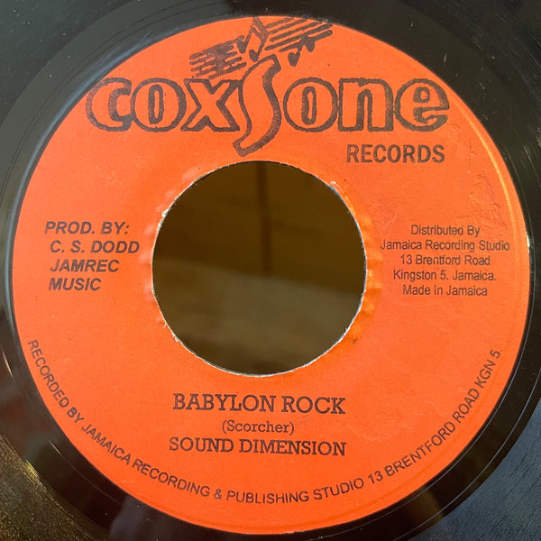 DENNIS ALCAPONE & KEN BOOTHE / SOUND DIMENSION [Home Version / Babylon Rock]