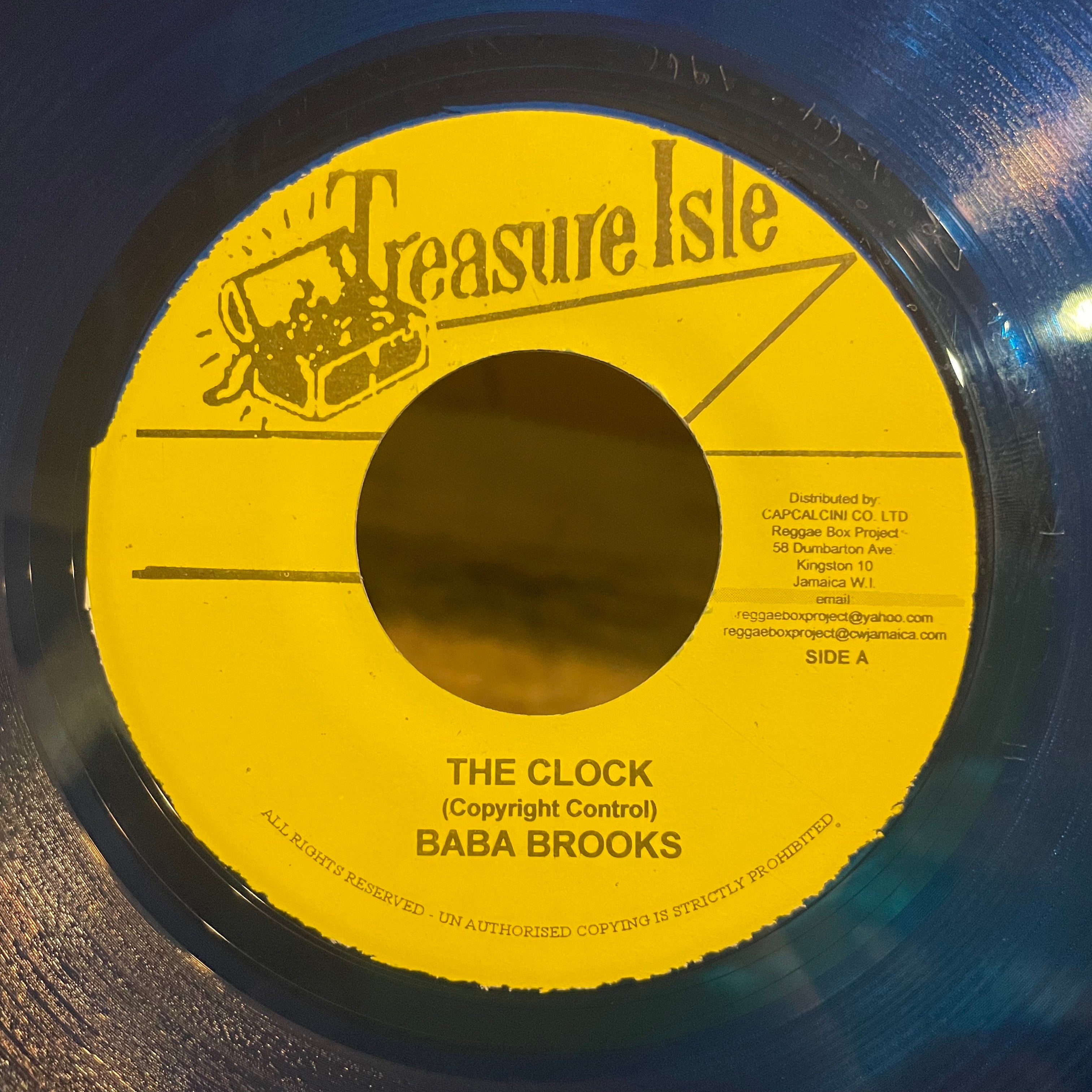 BABA BROOKS / THE SILVERTONES [The Clock / Raindrops ]