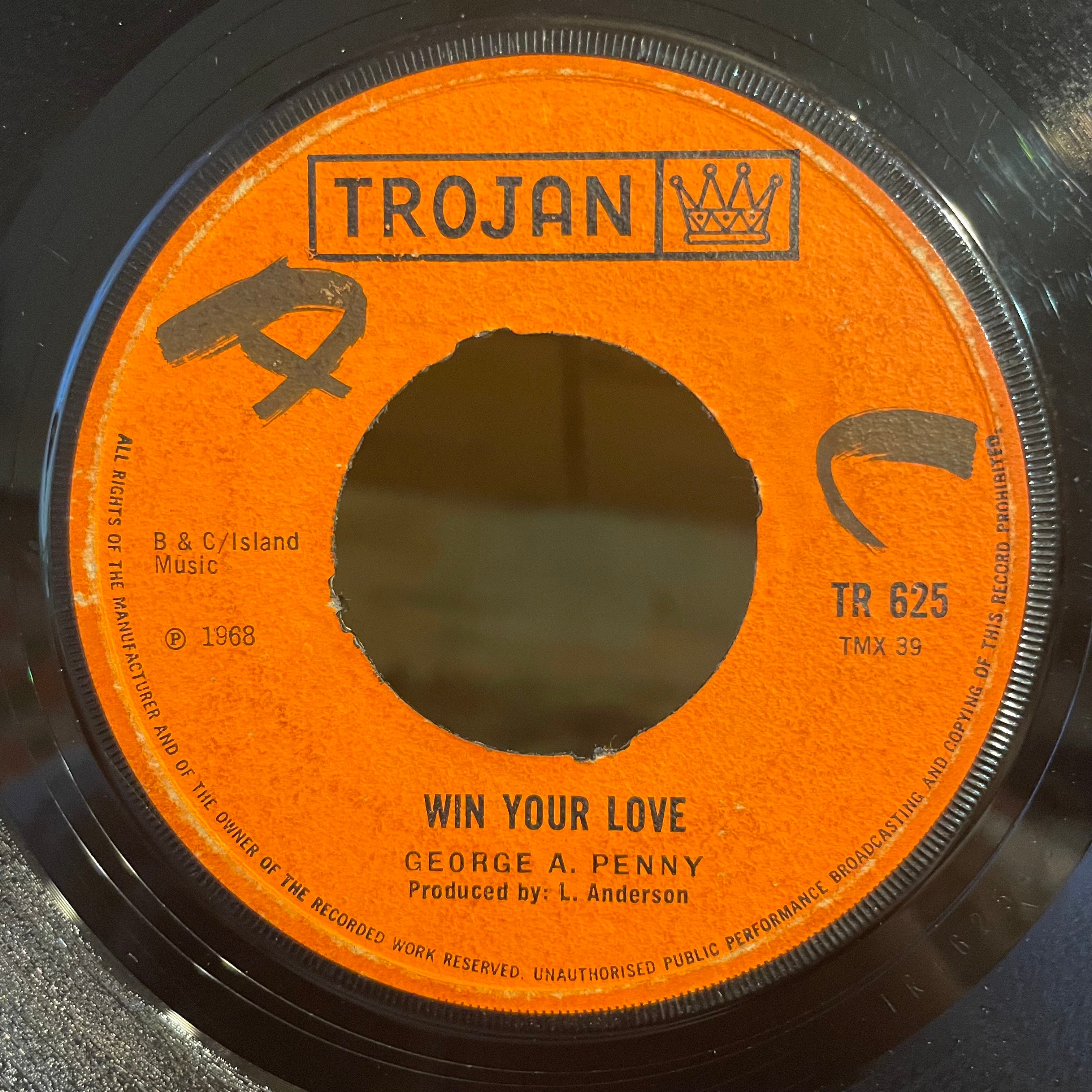 GEORGE PENNY / VAL BENNETT [Win Your Love / All In The Game]