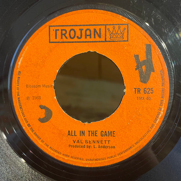 GEORGE PENNY / VAL BENNETT [Win Your Love / All In The Game]