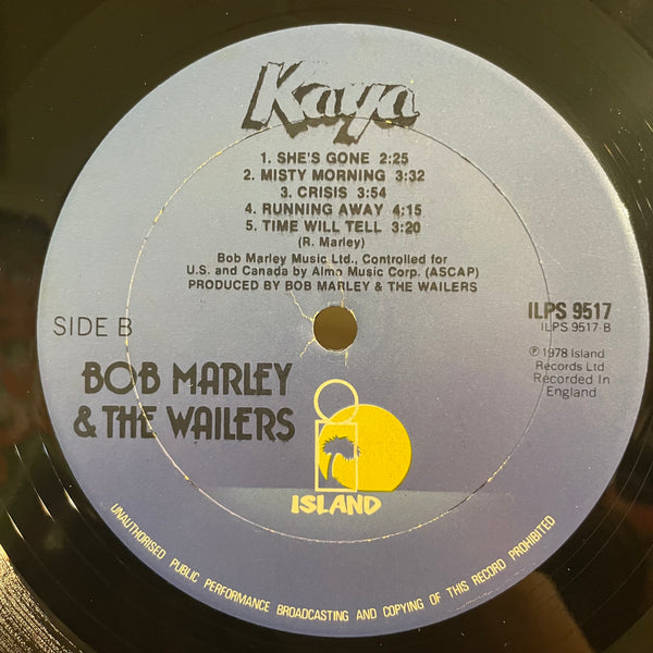 BOB MARLEY & THE WAILERS [Kaya]