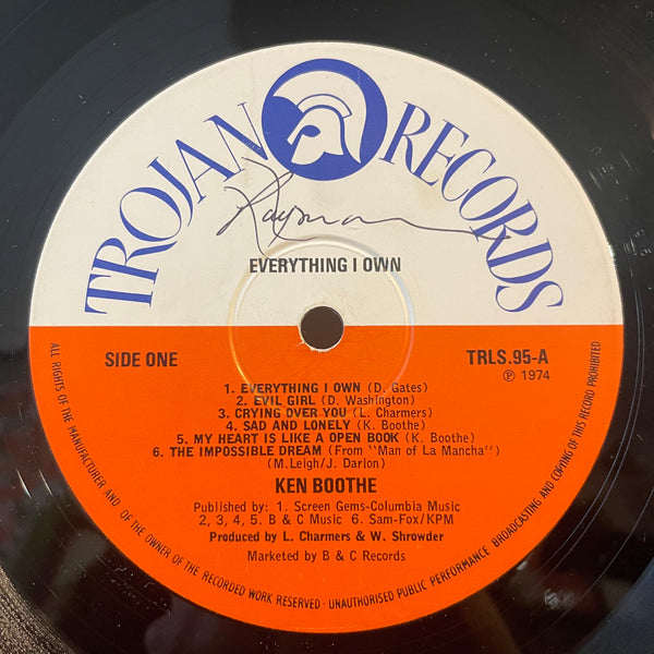 KEN BOOTHE [Everything I Own]