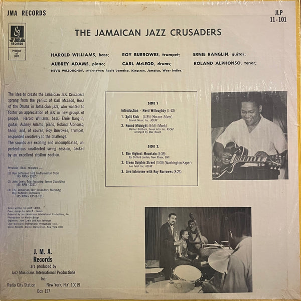 THE JAMAICA JAZZ CRUSADERS FEAT ROY " BUBBLES" BURROWERS [The Jamaica Jazz Crusaders Feat Roy " Bubbles" Burrowers]