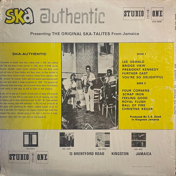 THE SKATALITES [Ska Authentic ]