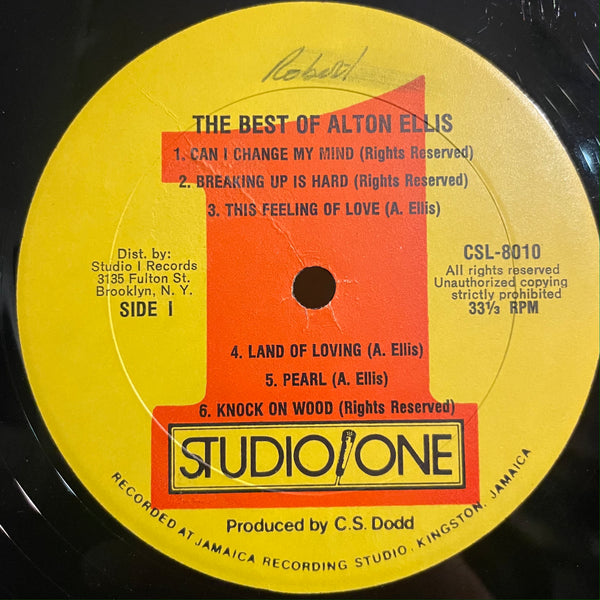 ALTON ELLIS [The Best Of Alton Ellis]