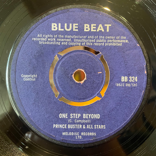 PRINCE BUSTER [Al Capone / One Step Beyond]