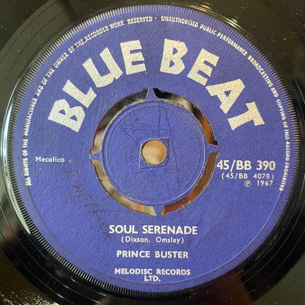 PRINCE BUSTER [Too Hot / Soul Serenade]