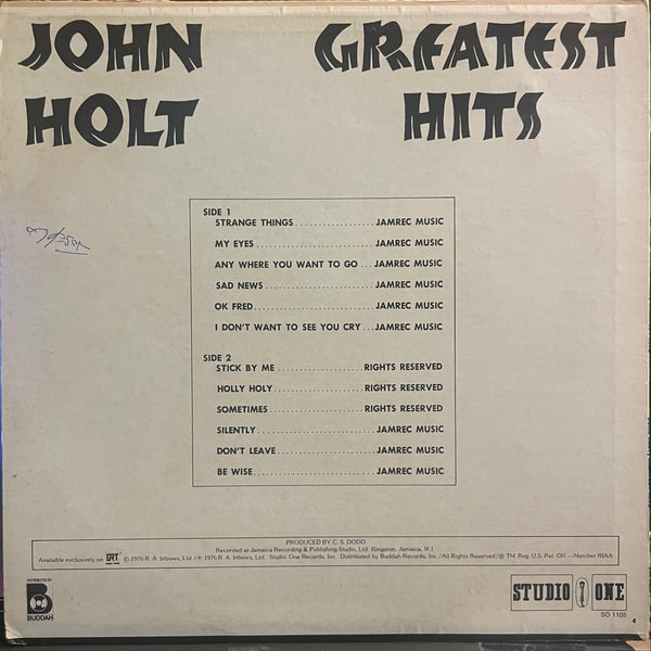 JOHN HOLT [Greatest Hits]