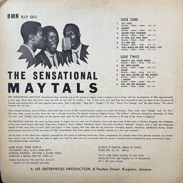 MAYTALS [The Sensational Maytals]