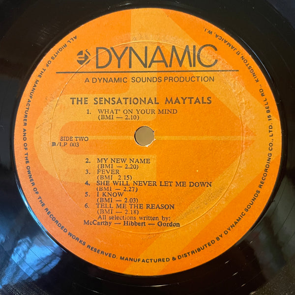 MAYTALS [The Sensational Maytals]