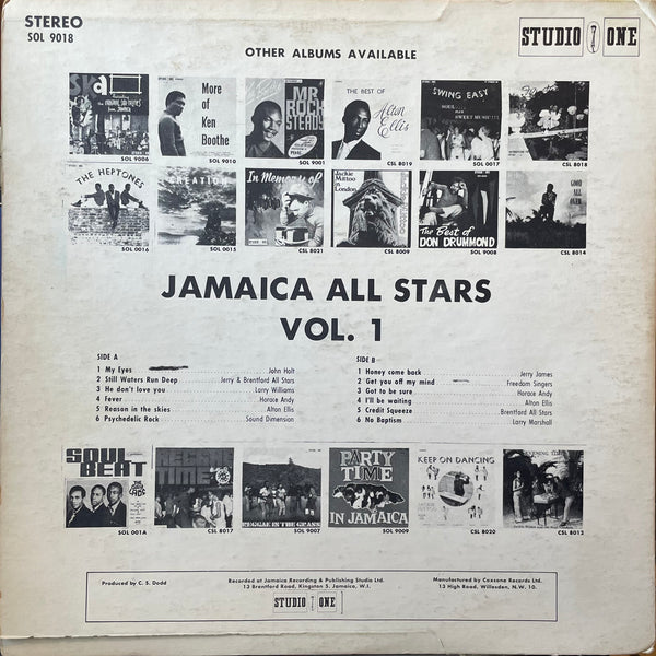 V.A. [Jamaica All Stars Vol. 1]