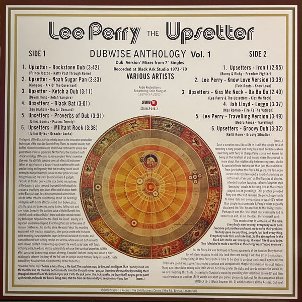 LEE PERRY [Dubwise Anthology Vol.1]