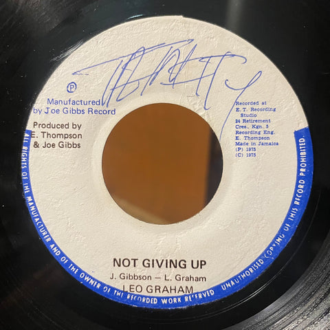 LEO GRAHAM [Not Giving Up]