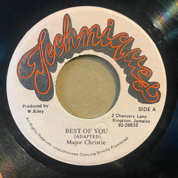 MAJOR CHRISTIE [Best Of You]