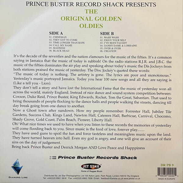 PRINCE BUSTER [The Original Golden Oldies Vol.1]