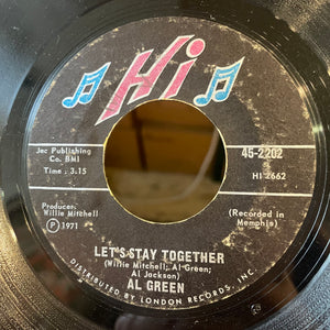 AL GREEN [Let's Stay Together / Tomorrow's Dream]