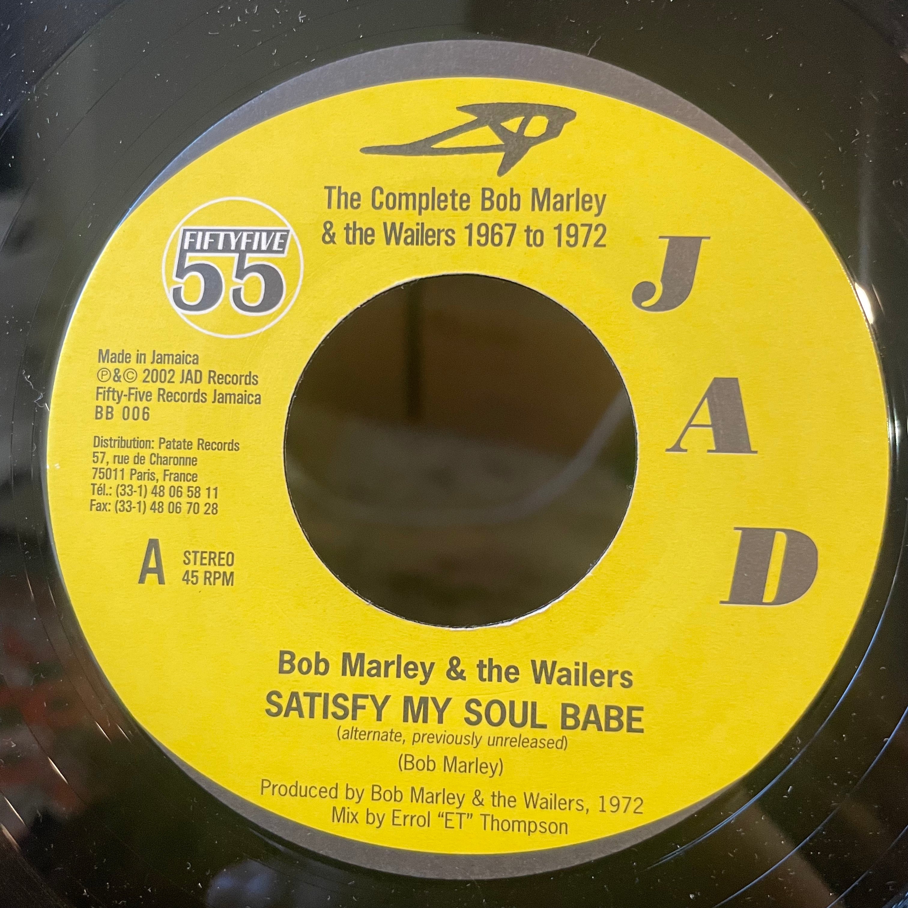 BOB MARLEY & THE WAILERS [Satisfy My Soul Babe]