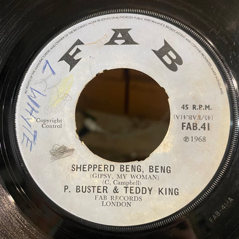 PRINCE BUSTER & TEDDY KING / THE TENNERS [Shepperd Beng Beng / Ride You Donkey]