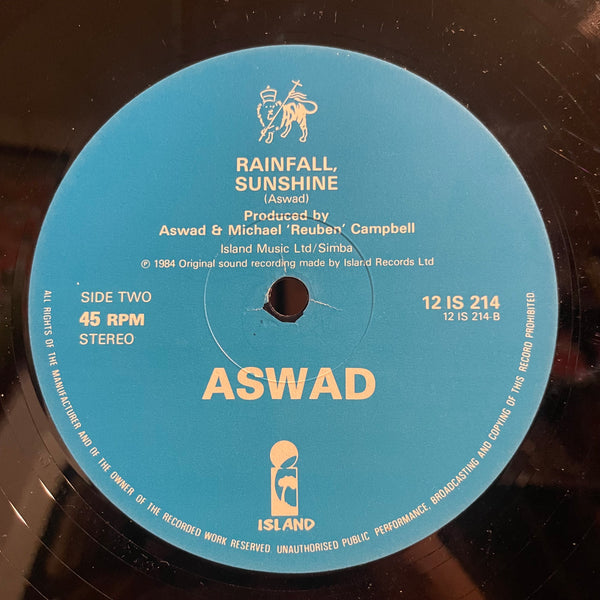 ASWAD [Need Your Love / Rainfall Sunshine]