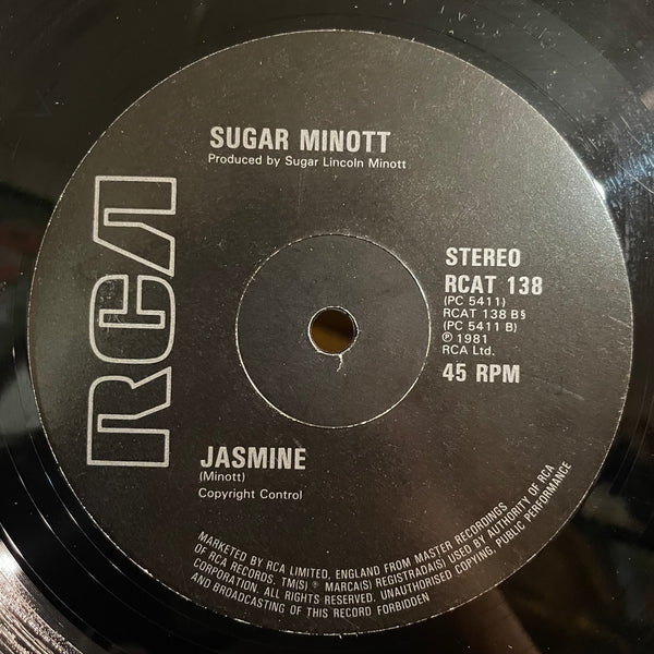 SUGAR MINOTT [Never My Love / Jasmine]