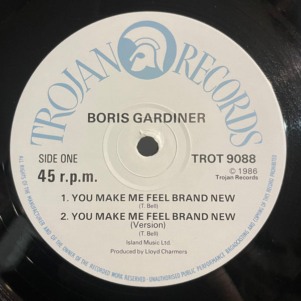 BORIS GARDINER [You Make Me Feel Brand New / Elizabethan Reggae]