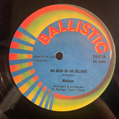 MOTION / JAMDOWN PLAYERS [No Man Is An Island / Levi's Choice( Dub Wise 4 Tracks )]