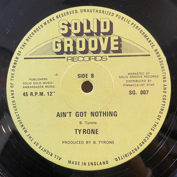 TYRONE [Ain't Got No Love]