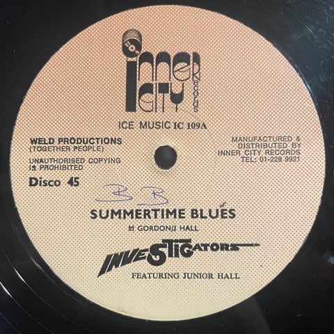 INVESTIGATORS FEAT. JUNIOR HALL [Summertime Blues]