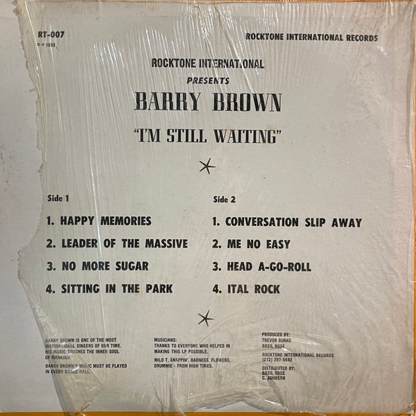 BARRY BROWN [I'm Still Waiting]