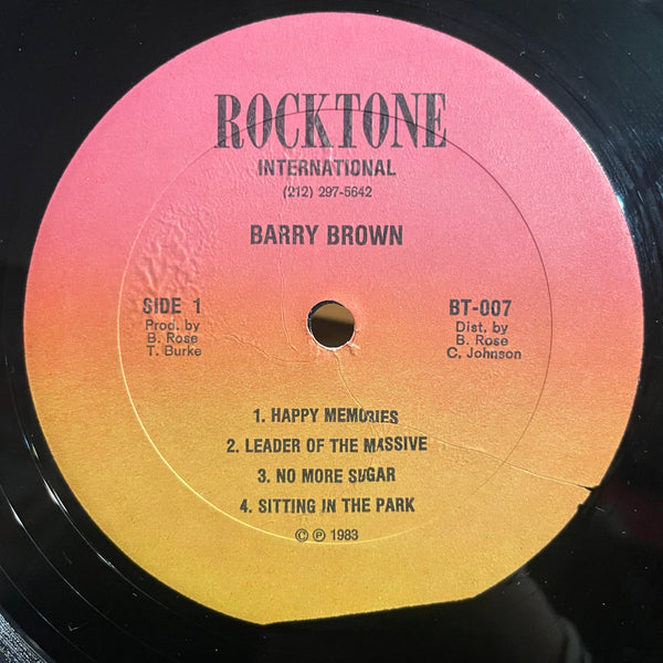 BARRY BROWN [I'm Still Waiting]