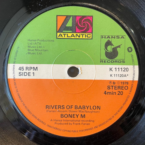 BONEY M [Rivers Of Babylon / Brown Girl In The Ring]