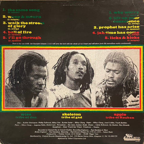 ISRAEL VIBRATION [The Same Song]