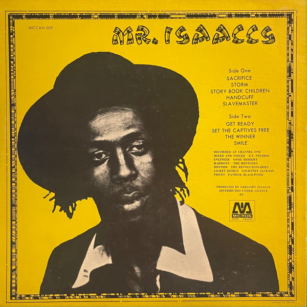 GREGORY ISAACS [Mr. Isaacs]