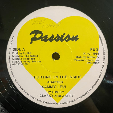 SAMMY LEVI [Hurting On The Inside]