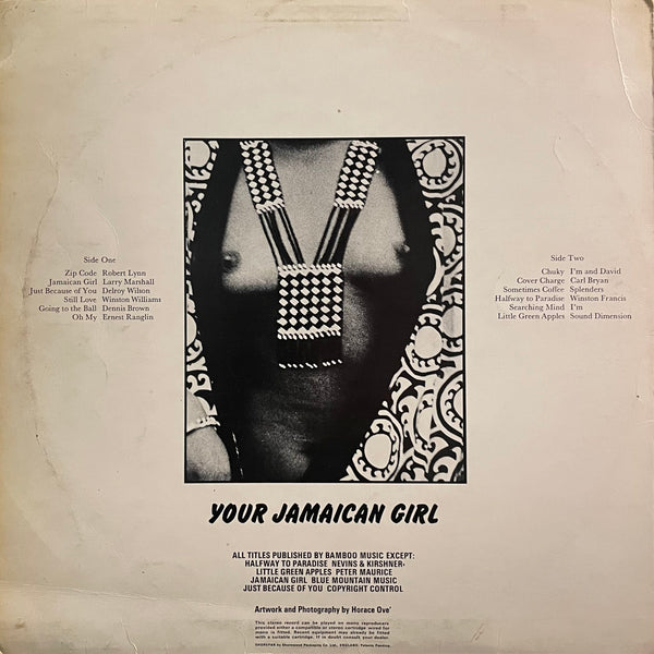 V. A. : STUDIO 1, LARRY MARSHALL, I'M & DAVID, WINSTON FRANCIS... [Your Jamaican Girl]