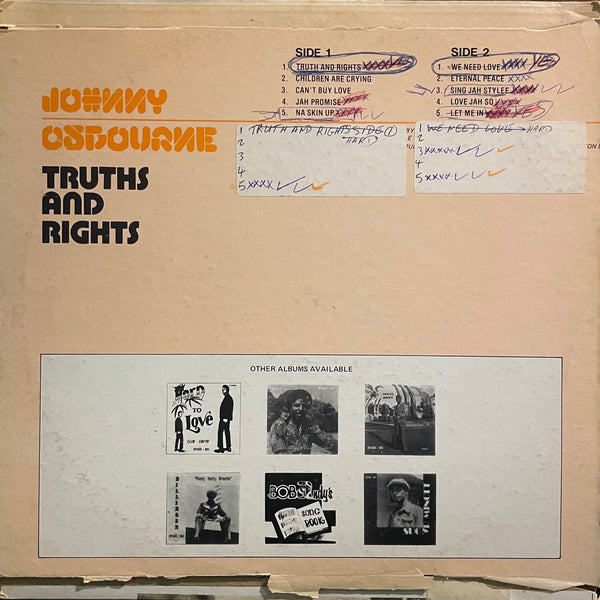 JOHNNY OSBOURNE [Truths And Rights]