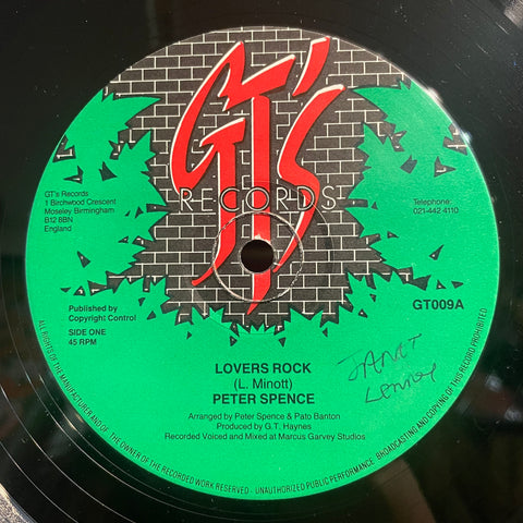 PETER SPENCE / PETER SPENCE, CORPORAL BILLY [Lovers Rock / No More Of That, Hard To Handle]