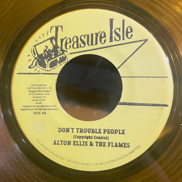 ALTON ELLIS AND THE FLAMES / BABA BROOKS  [Don't Trouble People /Alcatraz ]