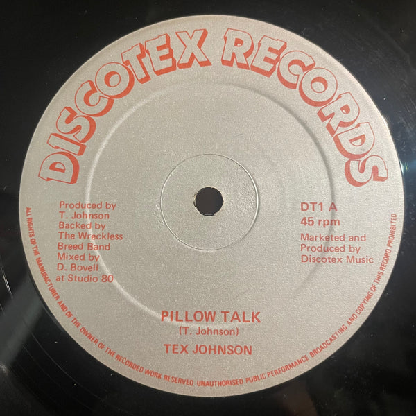 TEX JOHNSON / WRECKLESS BREED [Pillow Talk / Sweet Talk]