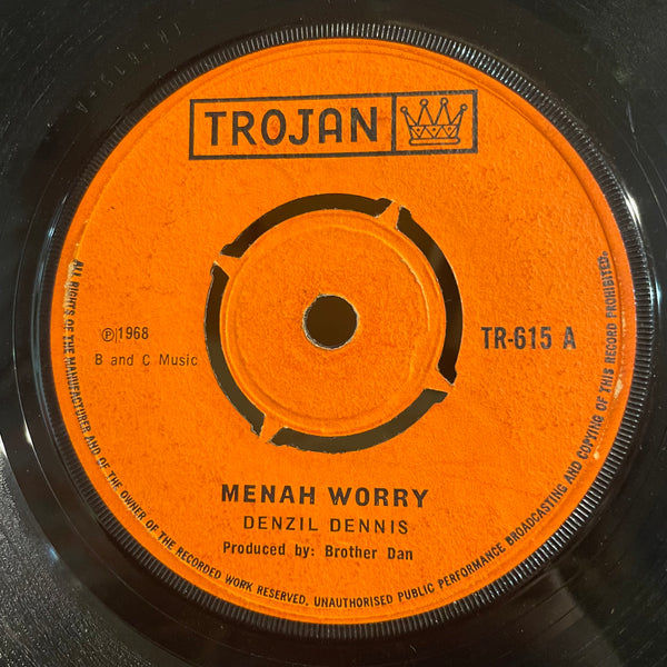 DENZIL DENNIS [Menah Worry / Hush Don't You Cry]