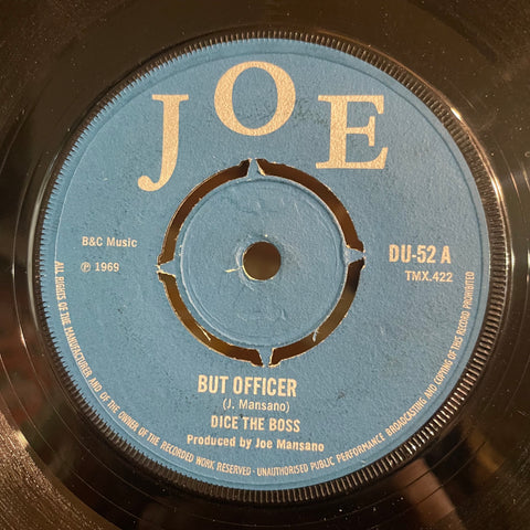 DICE THE BOSS / RAY MARTELL [But Officer / Reggae On The Time]