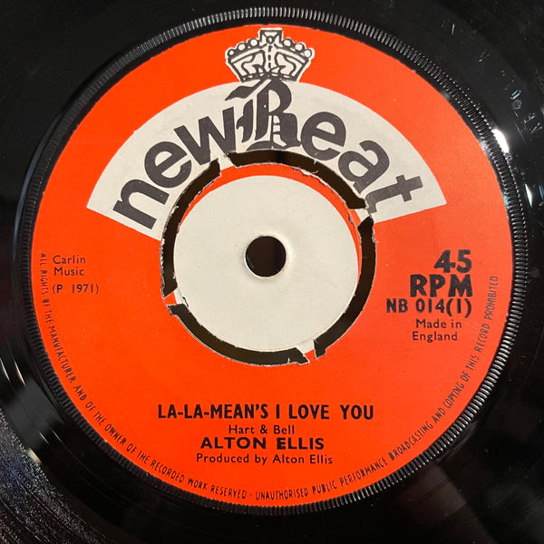 ALTON ELLIS & THE FLAMES [La La Means I Love You / Give Me Your Love]