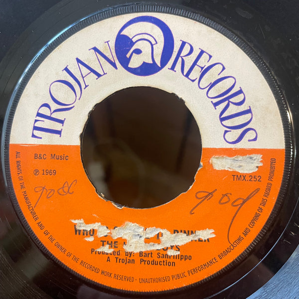 HIPPY BOYS  /   WALLACE  WILSON & HIPPY BOYS [Michael Row The Boat Ashore  /  Guess Who's Coming To Dinner]