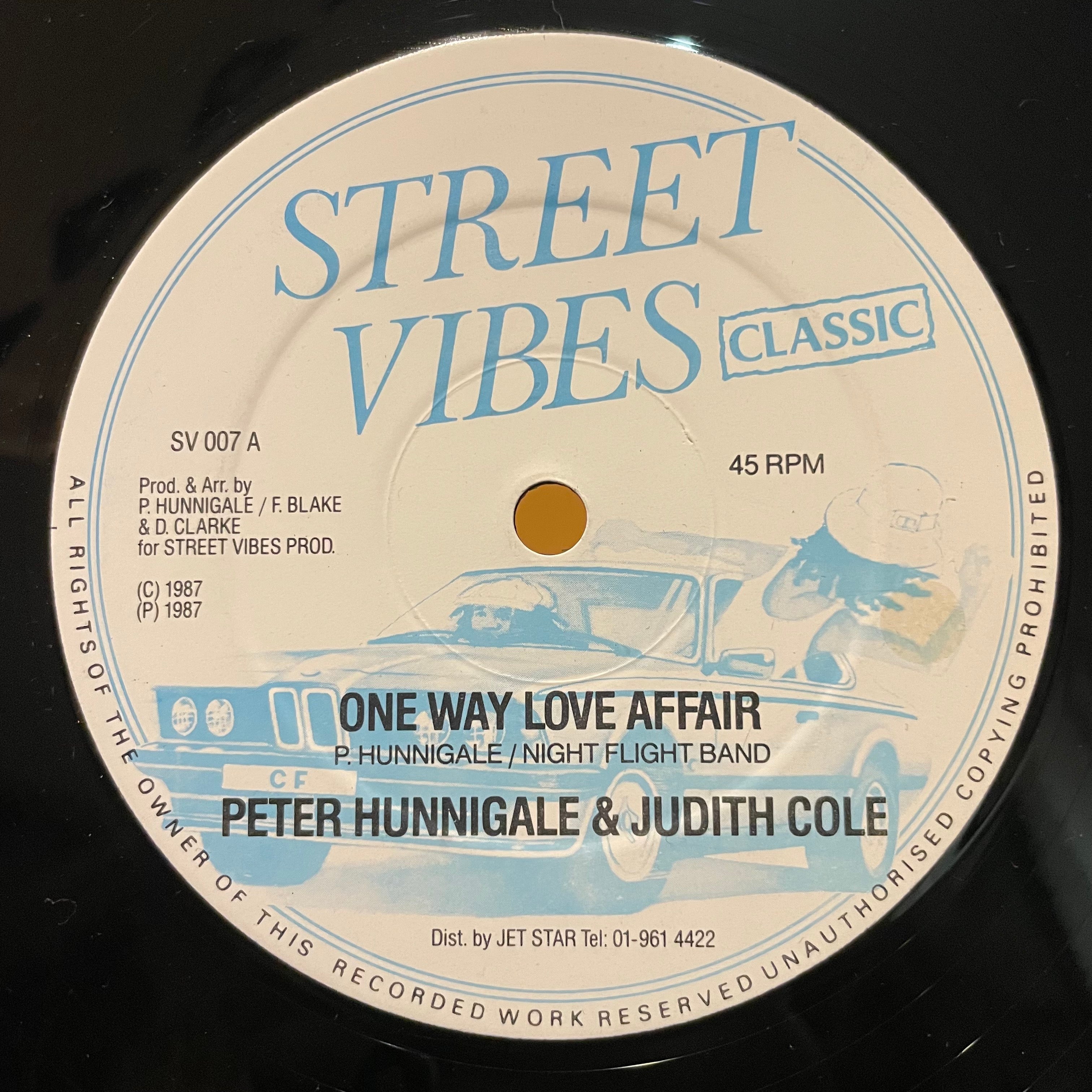 PETER HUNNINGALE & JUDITH COLE [One Way Love Affair]