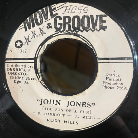 RUDY MILLS  [John Jones（You Sons Of Gun)　／Place Called Happiness ]