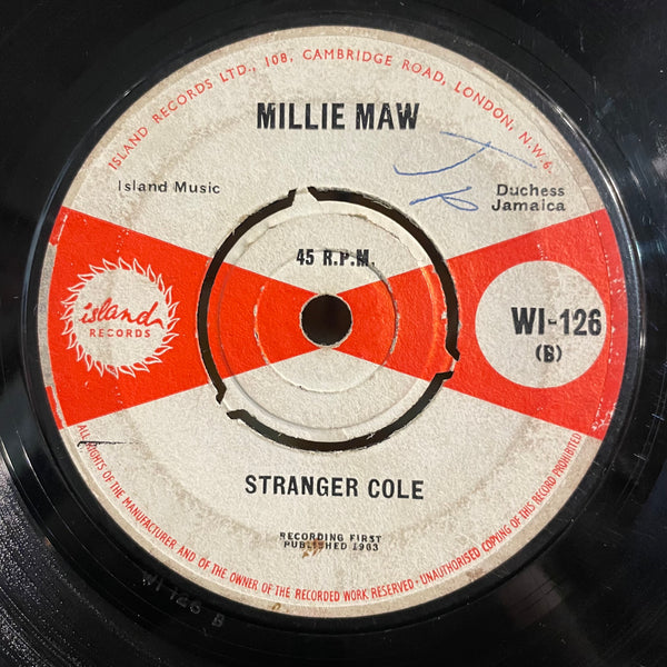 STRANGER COLE [We Are Rolling On （Under The Tree Of Life) / Millie Maw]