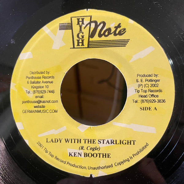 KEN BOOTHE / THE GAYLADS  [Lady With The Starlight / Over The Rainbows End]