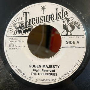 THE TECHNIQUES / TOMMY MCOOK & SUPERSONICS [Queen Majesty / Mabrook Wailing]